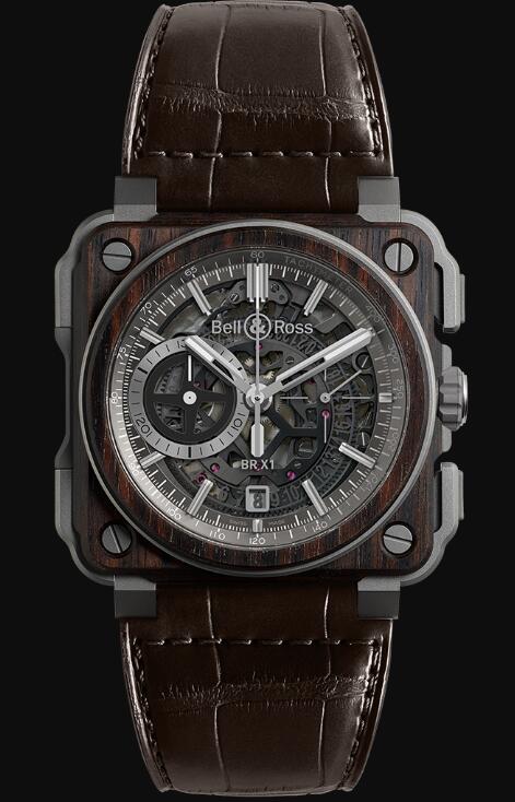 Bell & Ross BR-X1 WOOD BRX1-WD-TI Replica Watch